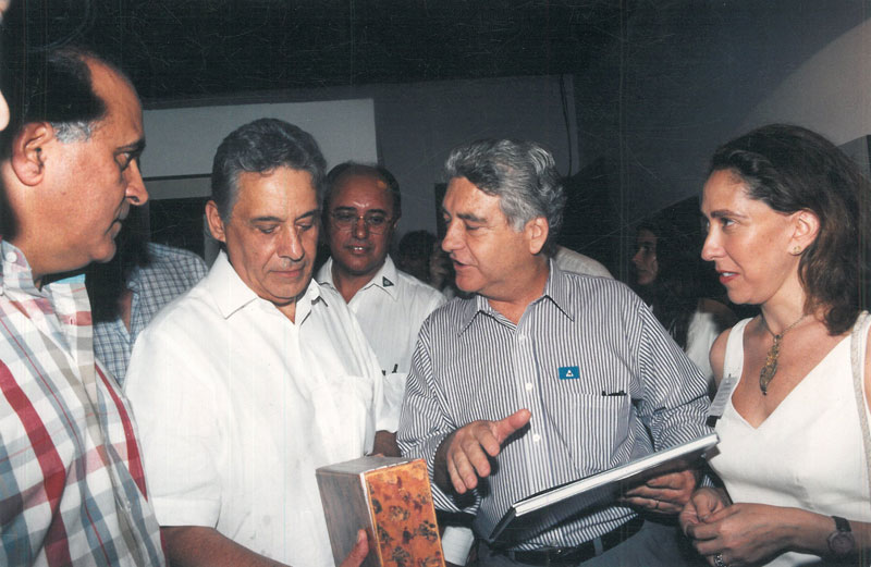 O presidente Fernando Henrique Cardoso no Lançamento do início da série do Brasil Holandês